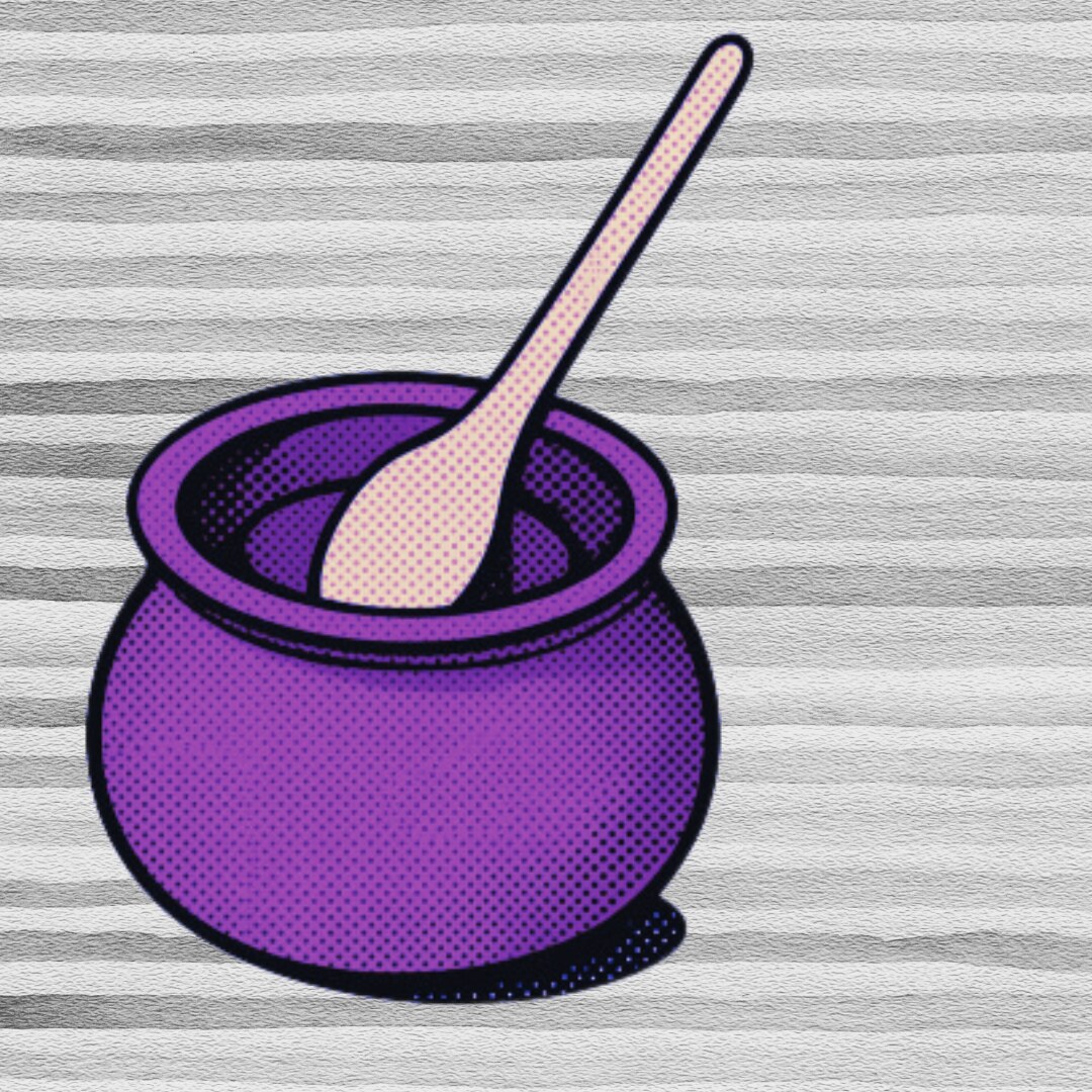 Preparing plant medicine in the pot