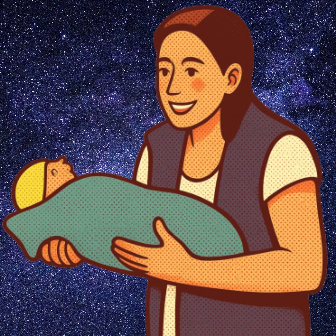 Carrying the baby close