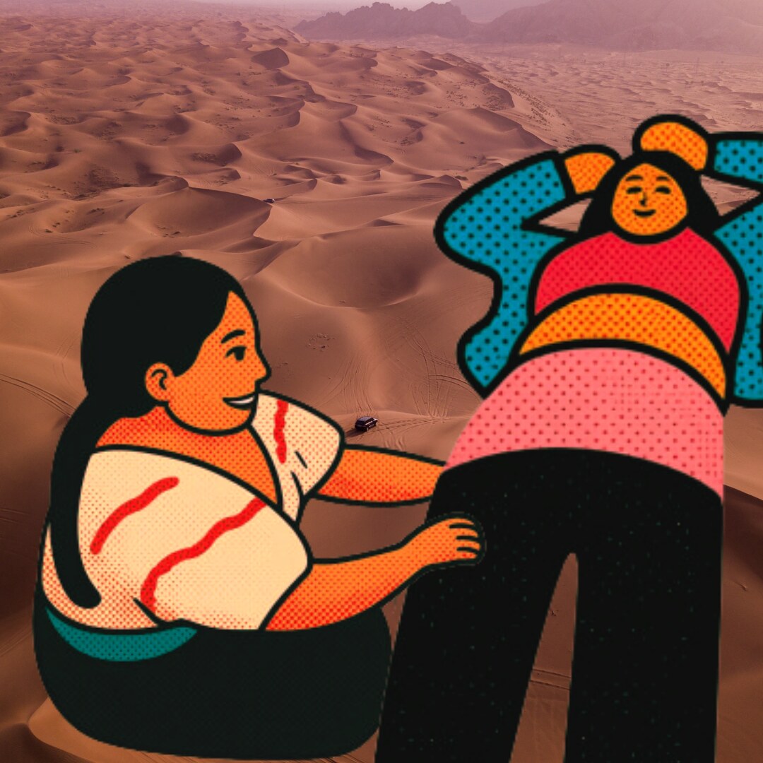 Closing the mother's hips